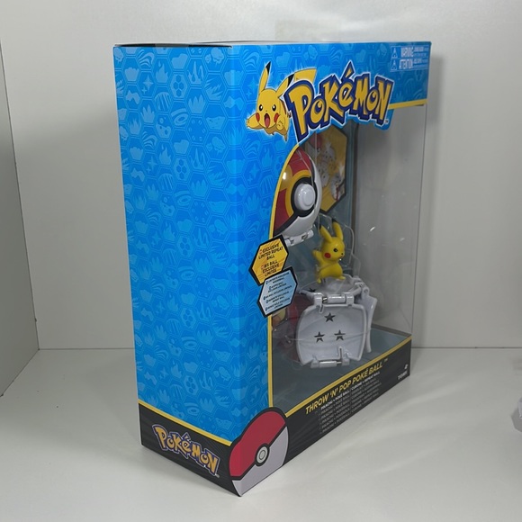 Tomy Pokemon Throw 'N' Pop Duel Pikachu Pokeball & Cubone Repeat Ball Figure Set - Picture 3 of 6